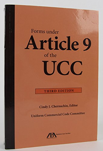 Stock image for Forms Under Article 9 of the UCC, Third Edition for sale by Mispah books