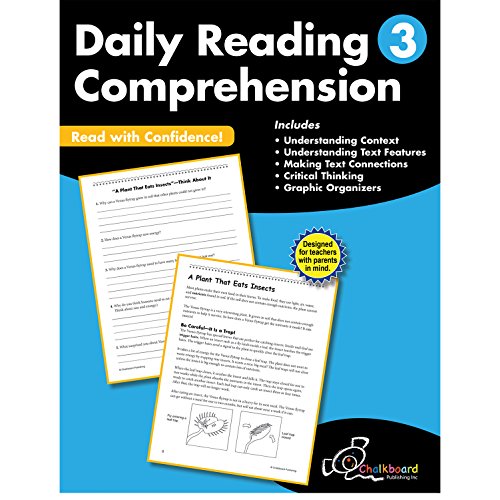 Stock image for Daily Reading Comprehension Grade 3 (Chalkboard Publishing Workbooks) for sale by HPB-Red