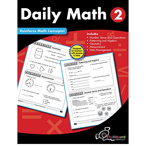 Stock image for Daily Math Grade 2 (Chalkboard Books) for sale by Bookmans