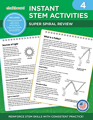 9781634459938: Instant STEM Activities Grade 4 (Chalkboard Publishing Workbooks)