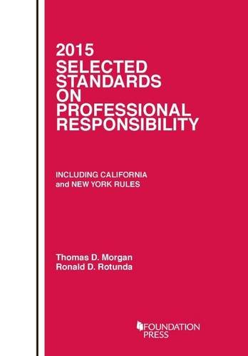 Beispielbild fr Selected Standards on Professional Responsibility (Selected Statutes) zum Verkauf von ThriftBooks-Atlanta
