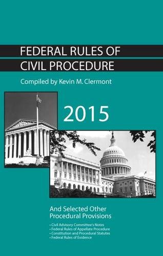 9781634592734: Federal Rules of Civil Procedure and Selected Other Procedural Provisions