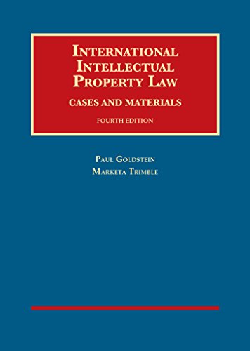 Imagen de archivo de International Intellectual Property Law, Cases and Materials (University Casebook Series) a la venta por HPB-Red