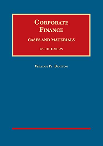 Stock image for Corporate Finance, Cases and Materials (University Casebook Series) for sale by Textbooks_Source