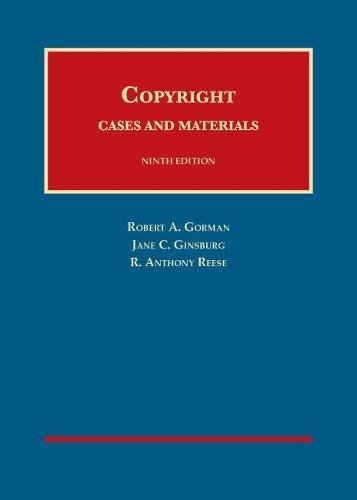 Beispielbild fr Copyright (University Casebook Series) zum Verkauf von BooksRun