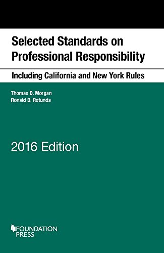 9781634593960: Selected Standards on Professional Responsibility