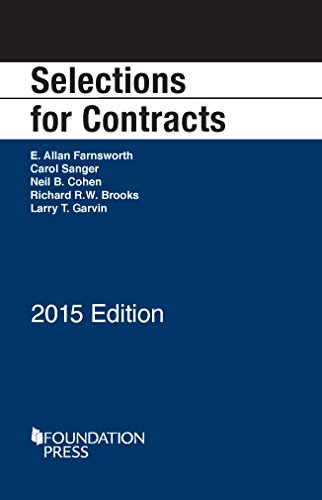 9781634594653: Selections for Contracts (Selected Statutes)