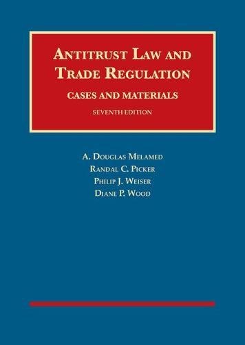 Beispielbild fr Antitrust Law and Trade Regulation, Cases and Materials (University Casebook Series) zum Verkauf von BooksRun