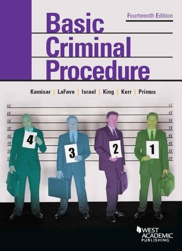9781634595308: Basic Criminal Procedure: Cases, Comments & Questions (American Casebook Series)