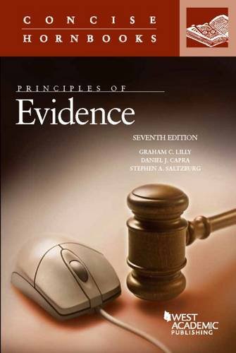 Stock image for Principles of Evidence (Concise Hornbook Series) for sale by OwlsBooks