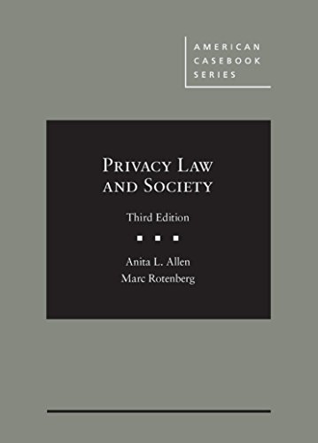Beispielbild fr Privacy Law and Society (American Casebook Series) zum Verkauf von BooksRun