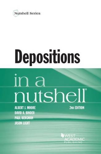 Imagen de archivo de Depositions in a Nutshell (Nutshells) a la venta por HPB-Red