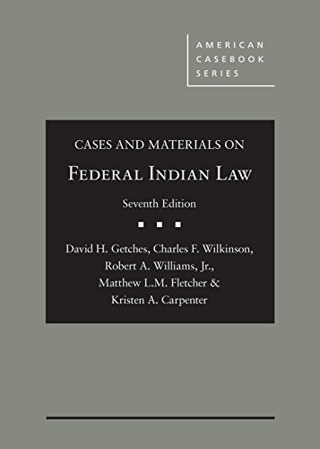 Stock image for Cases and Materials on Federal Indian Law American Casebook Series for sale by PBShop.store US