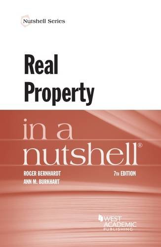 Stock image for Real Property in a Nutshell (Nutshells) for sale by Books Unplugged