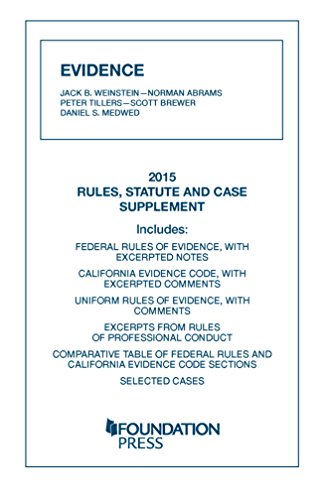 Stock image for Evidence, 2015 Rules, Statute, and Case Supplement (University Casebook Series) for sale by SecondSale