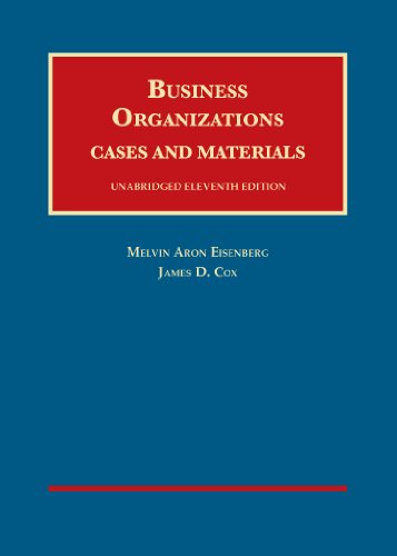 Stock image for Business Organizations, Cases and Materials, Unabridged, 11th - CasebookPlus (University Casebook Series) for sale by SecondSale