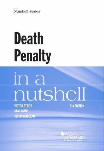 Beispielbild fr Death Penalty in a Nutshell zum Verkauf von THE SAINT BOOKSTORE