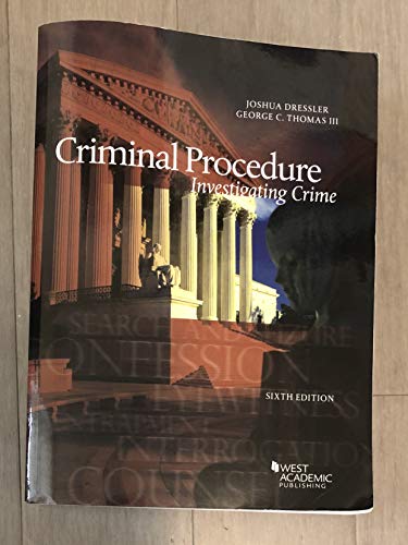 Stock image for Criminal Procedure, Investigating Crime (American Casebook Series) for sale by SecondSale