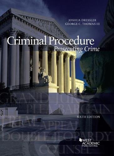 Beispielbild fr Criminal Procedure, Prosecuting Crime (American Casebook Series) zum Verkauf von BooksRun