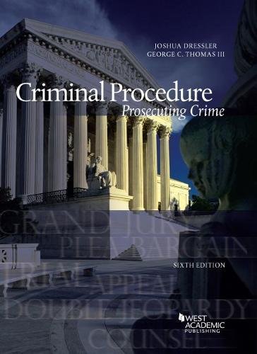 Imagen de archivo de Criminal Procedure, Prosecuting Crime (American Casebook Series) a la venta por SecondSale