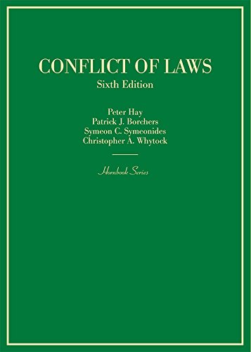 Imagen de archivo de Conflict Of Laws a la venta por Revaluation Books