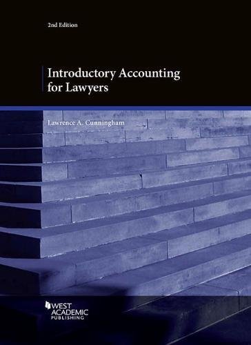 Imagen de archivo de Introductory Accounting for Lawyers (American Casebook Series) a la venta por Hafa Adai Books