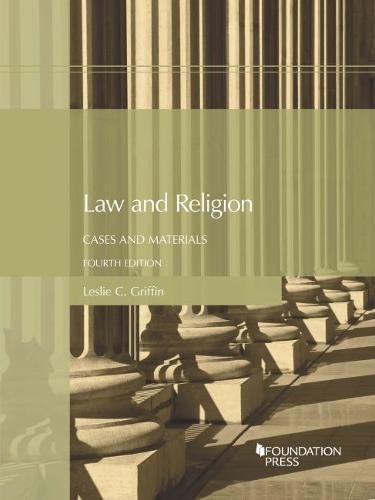 Imagen de archivo de Law and Religion, Cases and Materials a la venta por Better World Books