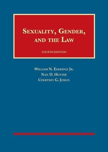 Beispielbild fr Sexuality, Gender, and the Law zum Verkauf von Better World Books