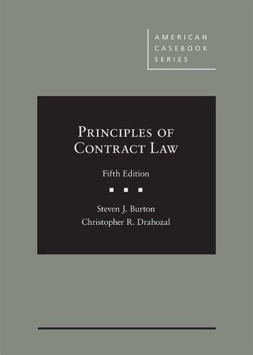 Imagen de archivo de Principles of Contract Law (American Casebook Series) a la venta por HPB-Red