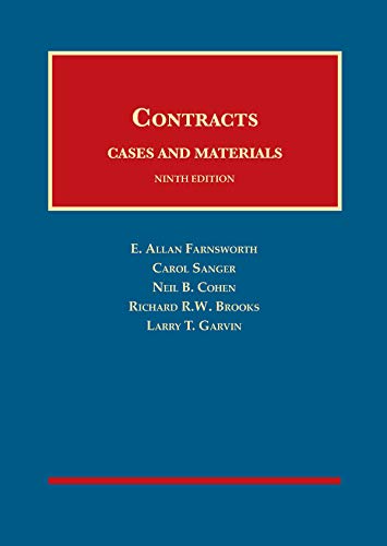 Stock image for Cases and Materials on Contracts (University Casebook Series) for sale by Our Beautiful Book Biz