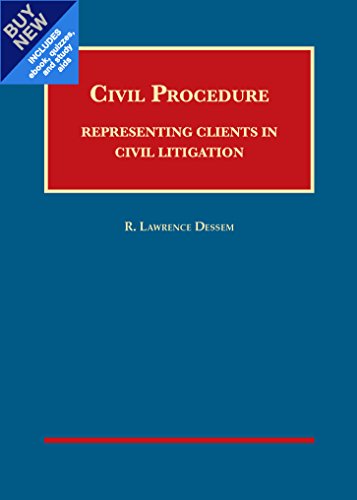 Stock image for Civil Procedure Representing Clients in Civil Litigation Casebook Plus University Casebook Series Multimedia for sale by PBShop.store US