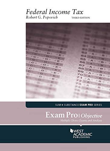 Beispielbild fr Exam Pro on Federal Income Tax (Objective) zum Verkauf von THE SAINT BOOKSTORE