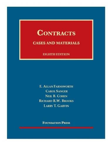 Imagen de archivo de Cases and Materials on Contracts, 8th - CasebookPlus (University Casebook Series) a la venta por GoldenWavesOfBooks