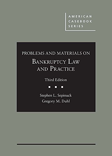 Beispielbild fr Problems and Materials on Bankruptcy Law and Practice (American Casebook Series) zum Verkauf von BooksRun
