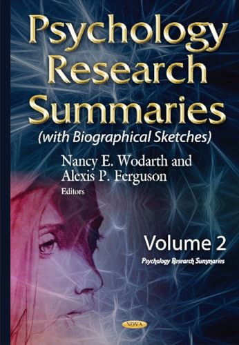 9781634827607: Psychology Research Summaries. Volume 2