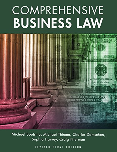 Beispielbild fr Comprehensive Business Law : (Revised First Edition) zum Verkauf von Better World Books