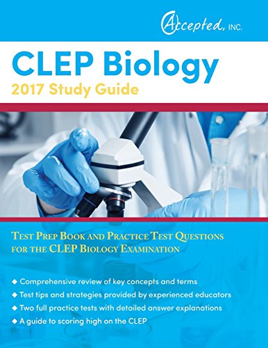 Stock image for CLEP Biology 2017 Study Guide: Test Prep Book and Practice Test Questions for the CLEP Biology Examination for sale by Goodwill of Colorado