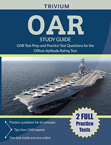 Stock image for OAR Study Guide 2018-2019: OAR Test Prep and Practice Test Questions for the Officer Aptitude Rating Test for sale by Wonder Book
