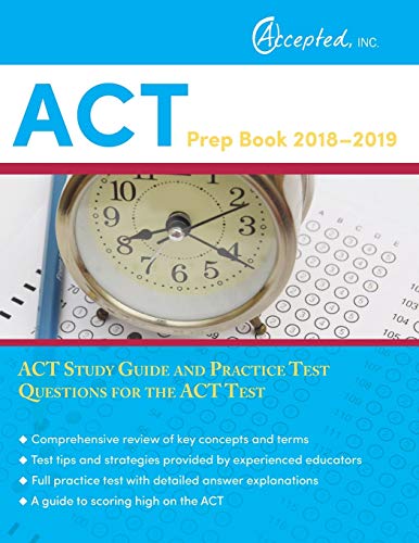 Beispielbild fr ACT Prep Book 2018-2019: ACT Study Guide and Practice Test Questions for the ACT Test zum Verkauf von SecondSale