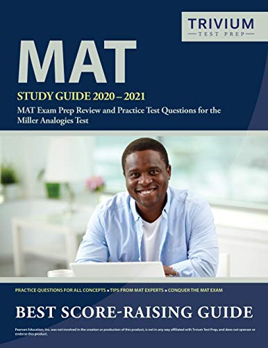 Stock image for MAT Study Guide 2020-2021: MAT Exam Prep Review and Practice Test Questions for the Miller Analogies Test for sale by ThriftBooks-Dallas