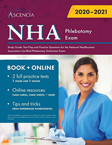 9781635306729: NHA Phlebotomy Exam Study Guide: Test Prep and Practice Questions for the National Healthcareer Association Certified Phlebotomy Technician Exam