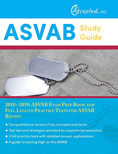 Beispielbild fr ASVAB Study Guide 2018-2019: ASVAB Exam Prep Book and Full Length Practice Tests for ASVAB Review zum Verkauf von St Vincent de Paul of Lane County