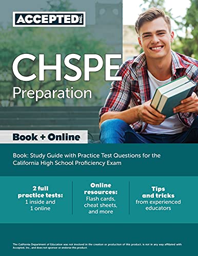 Stock image for CHSPE Preparation Book: Study Guide with Practice Test Questions for the California High School Proficiency Exam for sale by SecondSale