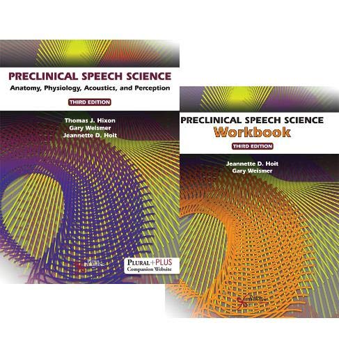 Imagen de archivo de Preclinical Speech Science Bundle (Textbook + Workbook), Third Edition a la venta por Goodwill Southern California