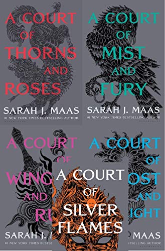 Beispielbild für A Court of Thorns and Roses Series 5 Books Collection Hardcover Set (A Court of Thorns and Roses, A Court of Mist and Fury, A Court of Wings and Ruin, Starlight, A Court of Silver Flames) zum Verkauf von SecondSale