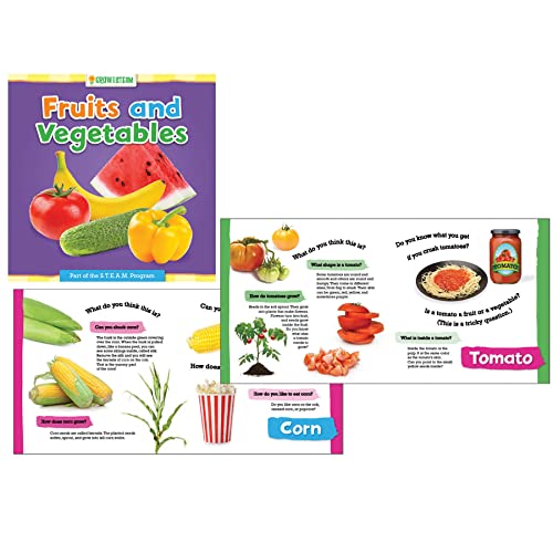 Stock image for Grow with STEAM Board Book, Fruits and Vegetables for sale by GF Books, Inc.