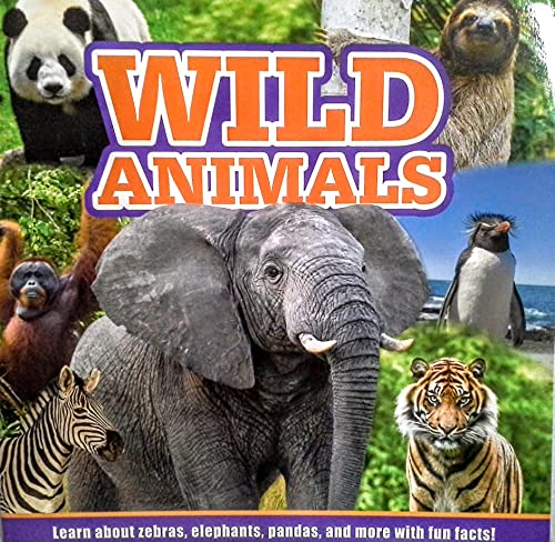 Beispielbild fr Wild Animals Children's Paperback Book zum Verkauf von Wonder Book