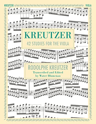 Beispielbild fr 42 Studies: Transcribed for Viola (Schirmer's Library of Musical Classics, Volume 1737) zum Verkauf von GF Books, Inc.