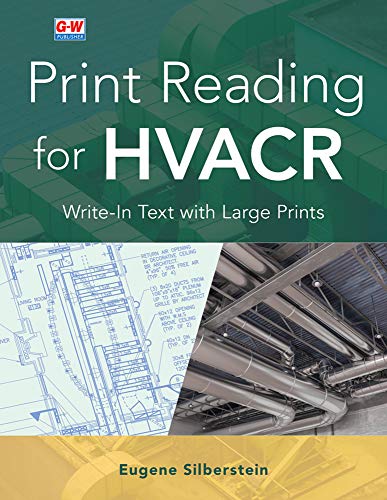 9781635638820: Print Reading for Hvacr: Write-in Text With Large Prints