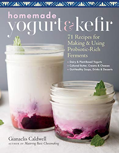 Beispielbild fr Homemade Yogurt & Kefir: 71 Recipes for Making & Using Probiotic-Rich Ferments zum Verkauf von Roundabout Books
